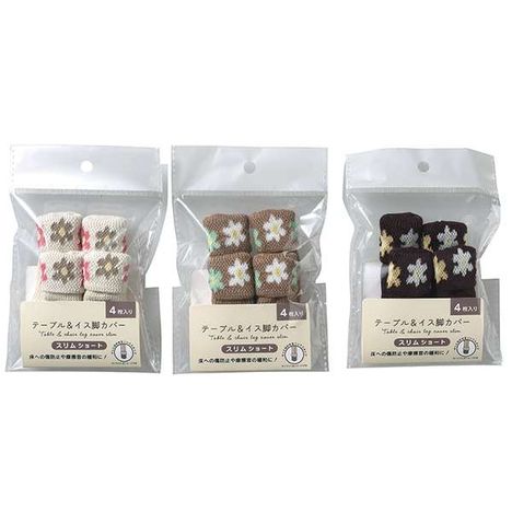 テーブル椅子脚カバースリムミニ花柄の商品画像