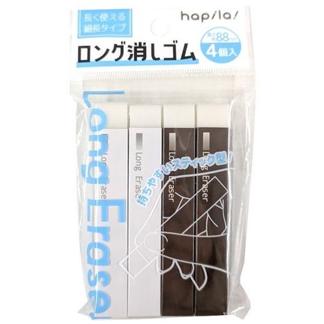 ロング消しゴム　４個の商品画像