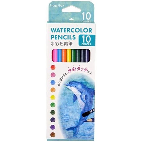水彩色鉛筆　１０色の商品画像