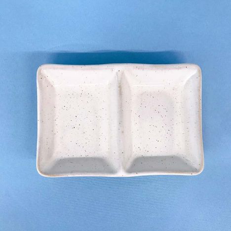 白陶器　薬味用小分け皿の画像