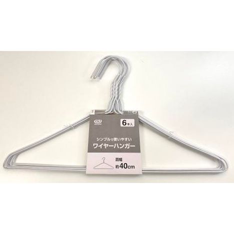 ワイヤーハンガー６Ｐ　ＷＨの画像